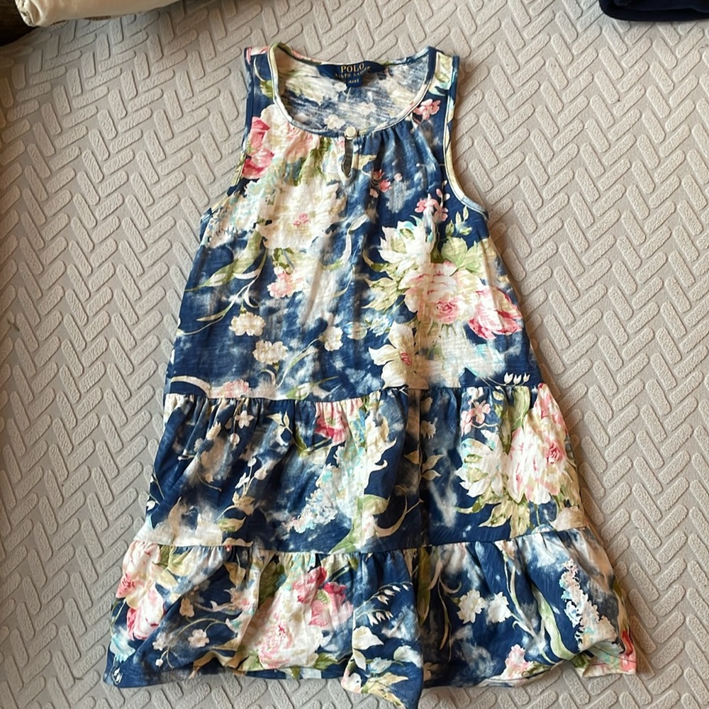 RL girl floral summer dress